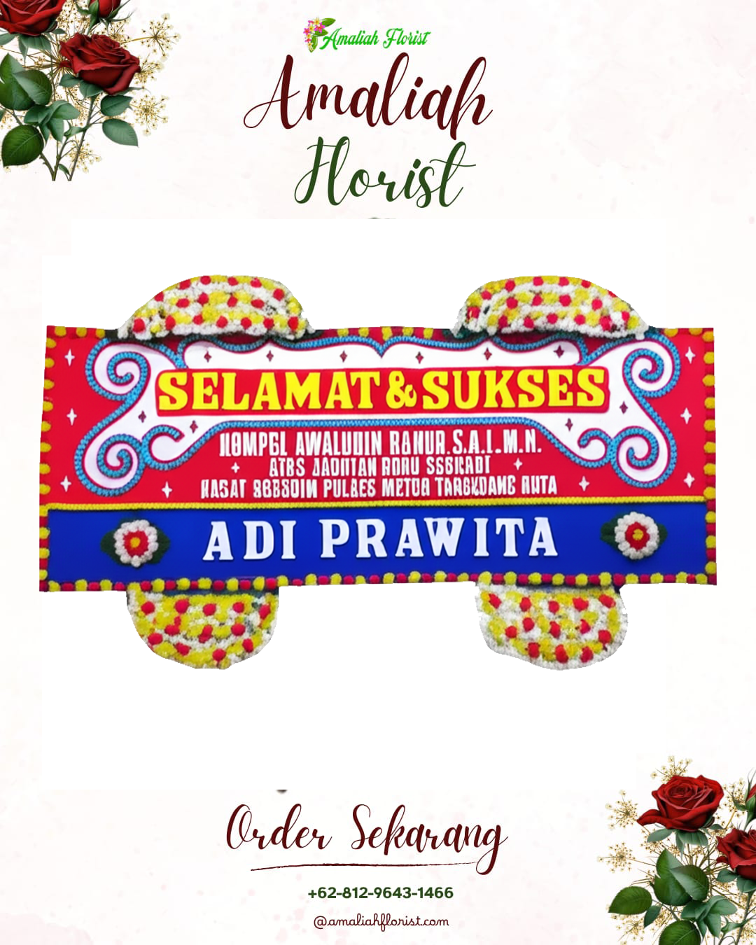 Papan Bunga Ucapan Selamat Proppo