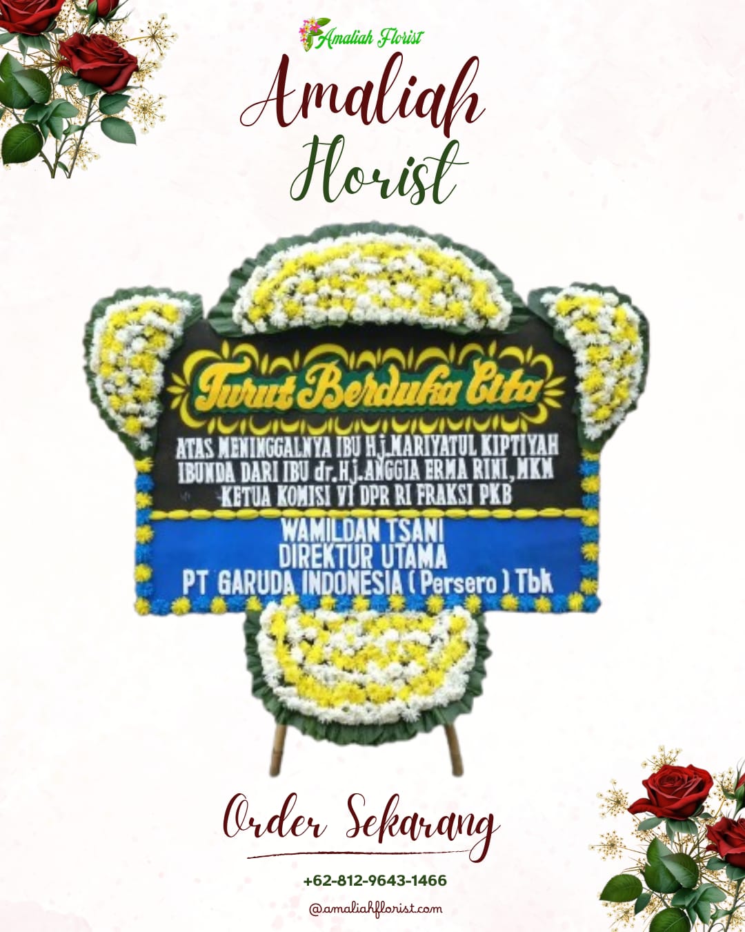 Papan Bunga Duka Proppo